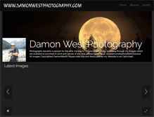 Tablet Screenshot of damonwestphotography.com